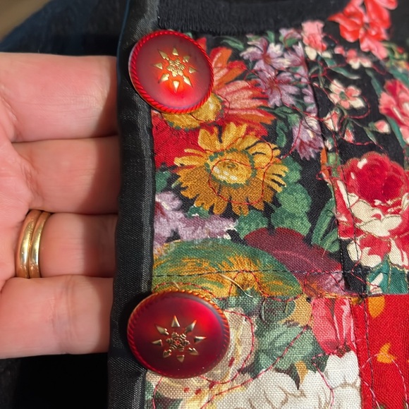 Quilted Boho Style Handmade Jacket, Medium, EUC No Flaws of any Kind - Picture 5 of 7